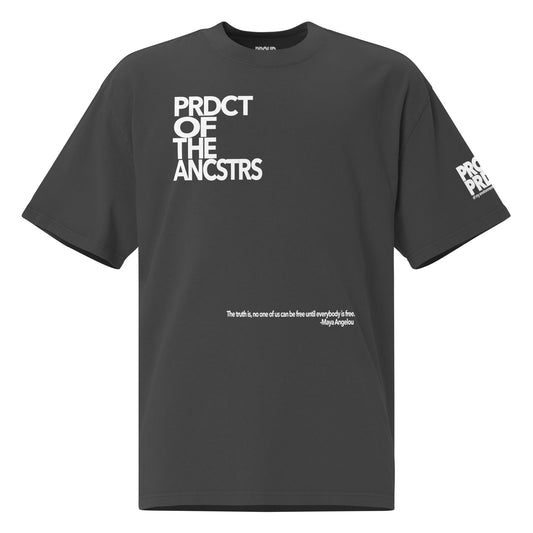 "Product of the Ancestors" Oversized t-shirt